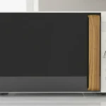 Micro-ondes blanc Swan Nordic 20L avec poignée bois